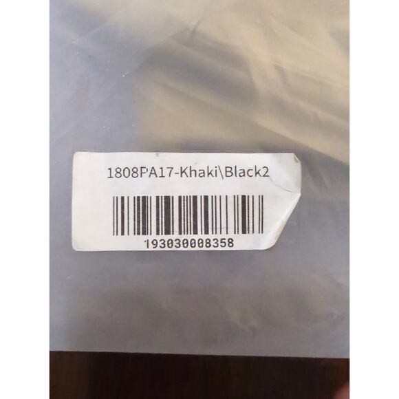 Choosy Khaki/Black Two Tone Pants Size 2 NWT - Picture 6 of 7